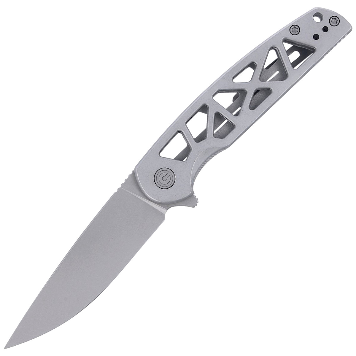 N Sk Adany Civivi Perf Stainless Steel Stonewashed C A