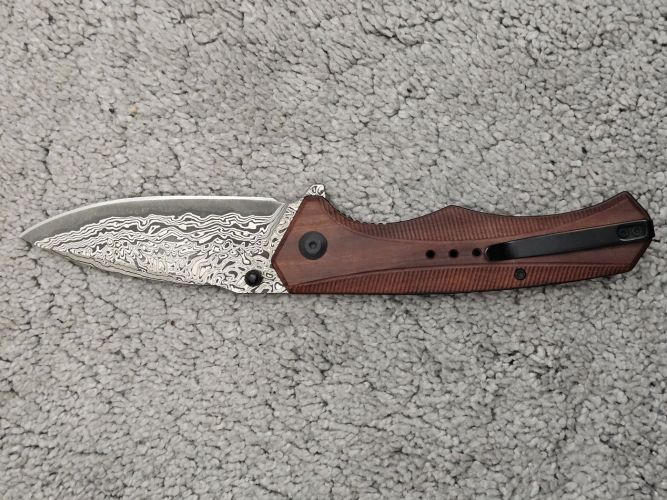 Nóż składany Civivi Photonix Guibourtia Wood, Damascus (C23081B-DS1)