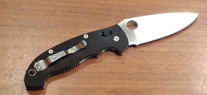 Nóż składany Spyderco Manix 2 XL G-10 Black Plain (C95GP2)