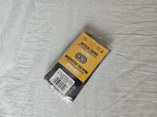 M-Tac MK.3 Mortar Bombs Lightweight Socks, Dark Gray (30903812)