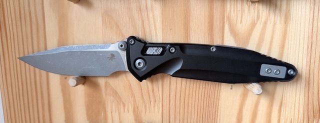 Nóż składany Microtech Socom Delta Ram-Lok S/P-M Black Aluminium, Apocalyptic M390MK by Tony Marfione (159RL-10AP)