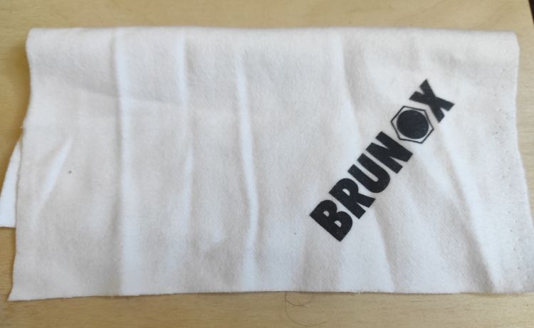 Ściereczka flanelowa Brunox 250x250mm (CZYŚCIWO FLANEL)
