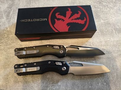 Nóż składany Microtech MSI S/E Ram-Lok Bazooka Green Tri-Grip Polymer, Cerakote Bazooka Green M390MK by Tony Marfione (210T-1PMFBO)