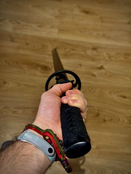 Miecz samurajski katana Amont Decor Habitat Red Damascus, Pudełko (16862)