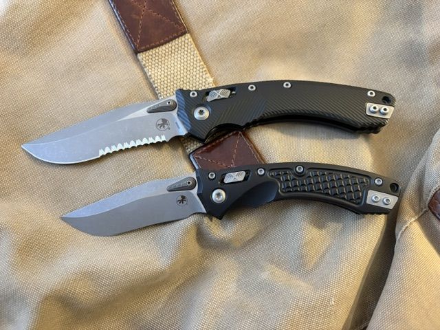 Microtech Amphibian Mini Ram-Lok S/E Knife Frag Black Aluminium, Apocalyptic M390MK by Tony Marfione (137MRL-10APFR)