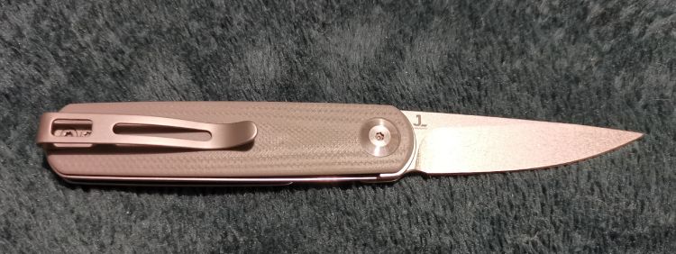 CIVIVI Knife Lumi Gray G10, Stonewashed by Justin Lundquist (C20024-2)