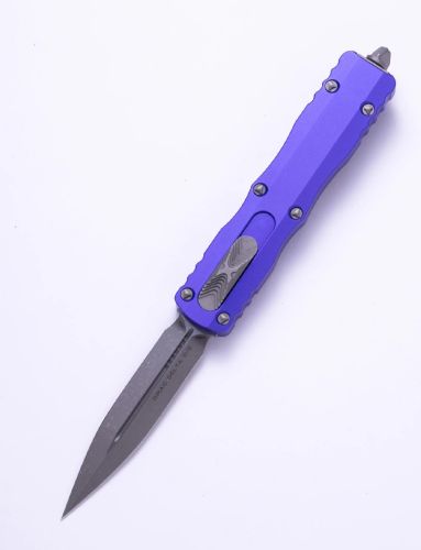 Nóż automatyczny OTF Microtech Dirac Delta D/E Purple Aluminium, Apocalyptic by Tony Marfione (227-10APPU)