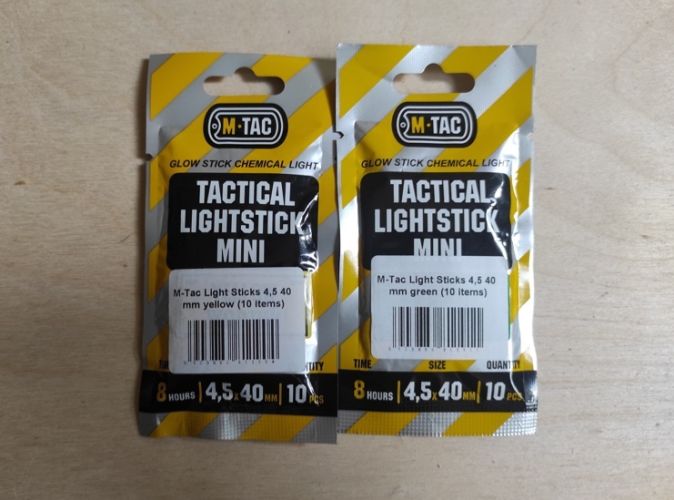 Światło chemiczne M-Tac 4,5x40mm, op. 10 szt. Yellow (711500425-Y)