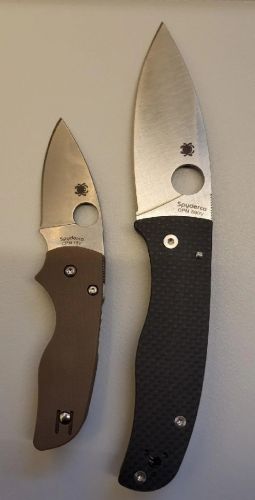 Nóż składany Spyderco Bodacious Sprint Run Carbon Fiber, Satin CPM S90V by Sal Glesser (C263CFP90V)