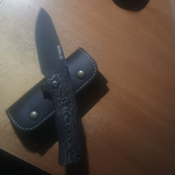 Nóż składany LionSteel TM1 Carbon Fiber, Black Sleipner by Molletta (TM1 CB)