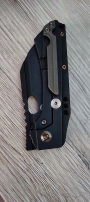 Nóż składany WE Knife Roxi 3 Black Titanium, Black Stonewashed CPM S35VN by Todd Knife and Tool (WE19072-2)