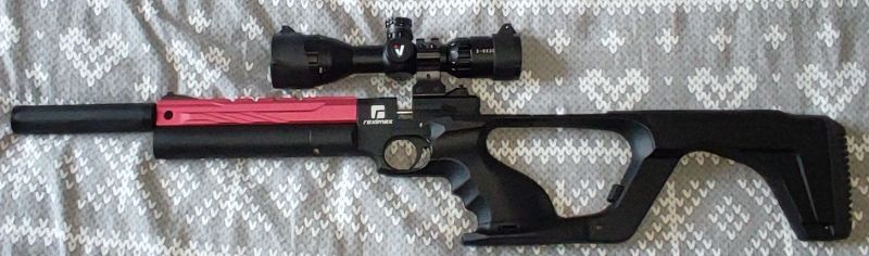 Reximex RP Red 4.5mm PCP Air Pistol with Regulator