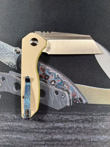 Nóż składany Civivi ExOne Ivory G10, Satin Nitro-V by Brian Brown (C23036-2)