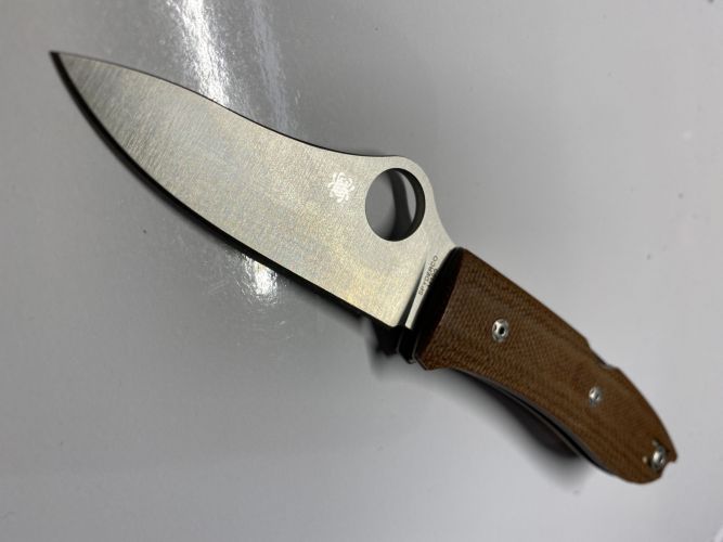 Nóż składany Spyderco SpyOpera Micarta Plain (C255CMP)