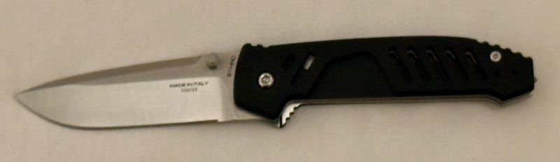 Extrema Ratio MF1 EVO D Knife Black Aluminum, Satin M390 (04.1000.0232/M3/SAT/BLK)