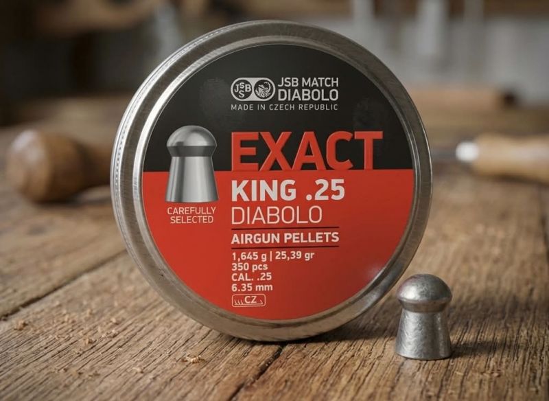 Śrut JSB Exact King 6.35 mm, 350 szt. (546298-350)