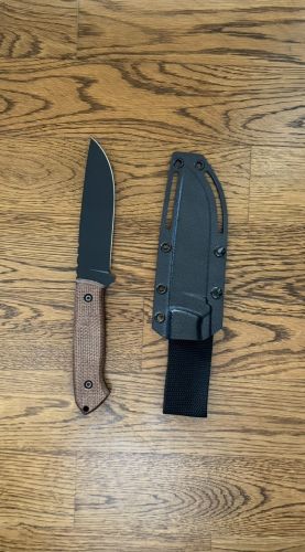 Nóż Za-Pas Ultra Outdoor Brown Micarta, Black Cerakote O2 (UO-CE-M-BR)