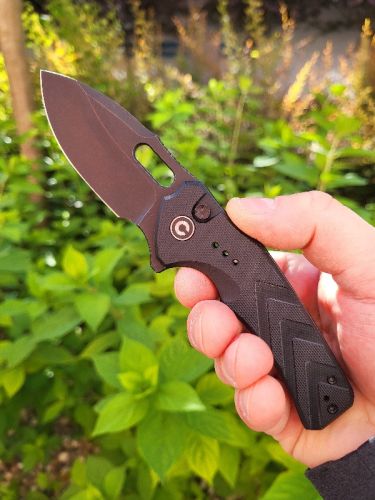 Nóż składany Civivi Vexron Black G10, Black Stonewashed 14C28N (C24066-1)