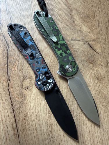 Nóż składany Civivi Elementum LE Nebula Fat Carbon, Black Stonewashed CPM S35VN (C24063B-1)