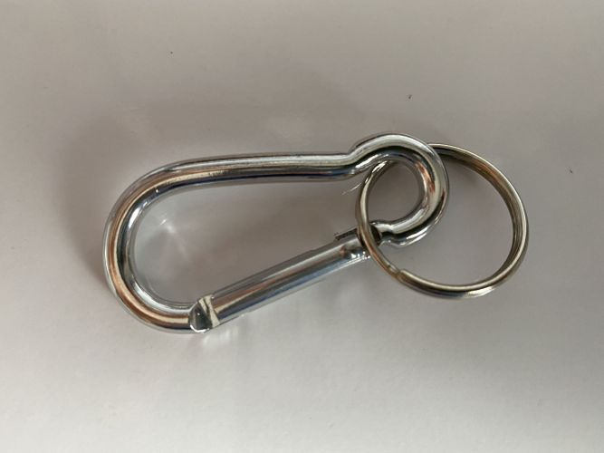 Karabińczyk Fox 5 Aluminiowy (IO-30705 SILVER)