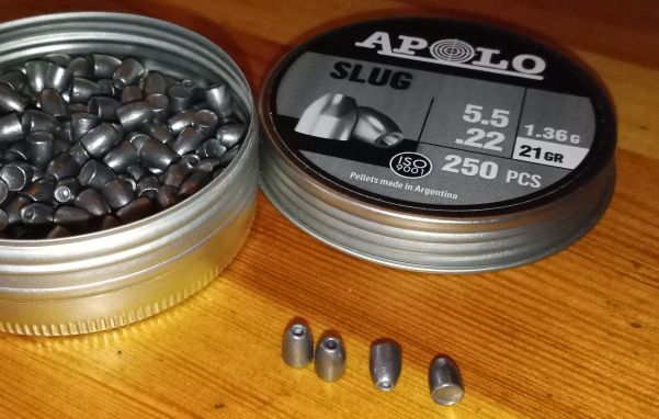 Śrut Apolo Slug 21 5.5 mm, 250 szt. 1.36g/21.0gr (19300)