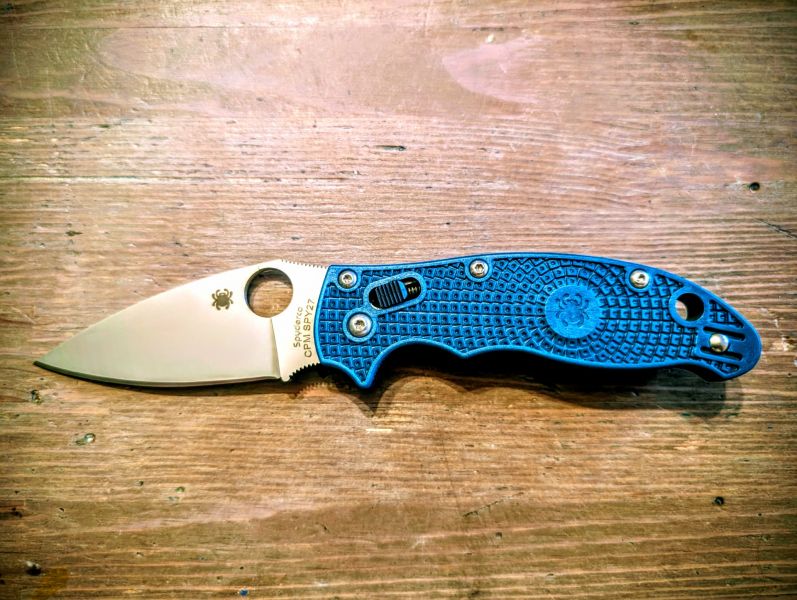 Nóż składany Spyderco Manix 2 Lightweight CPM SPY27 Plain (C101PCBL2)
