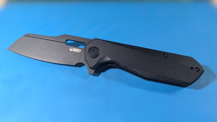 Nóż składany Kubey Atlas Black G10, Blackwashed 14C28N by Jelly Jerry (KU328G)