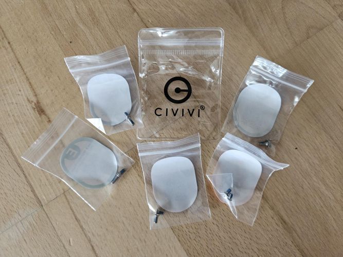 Civivi Knife Pocket Clip Screws Set, Satin Stainless Steel 10 pcs (CA-12A)
