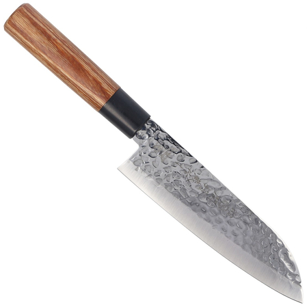 Tsubazo Santoku Pakka Wood, Tsuchime Daido 1K6 knife (340218) | KNIVES ...