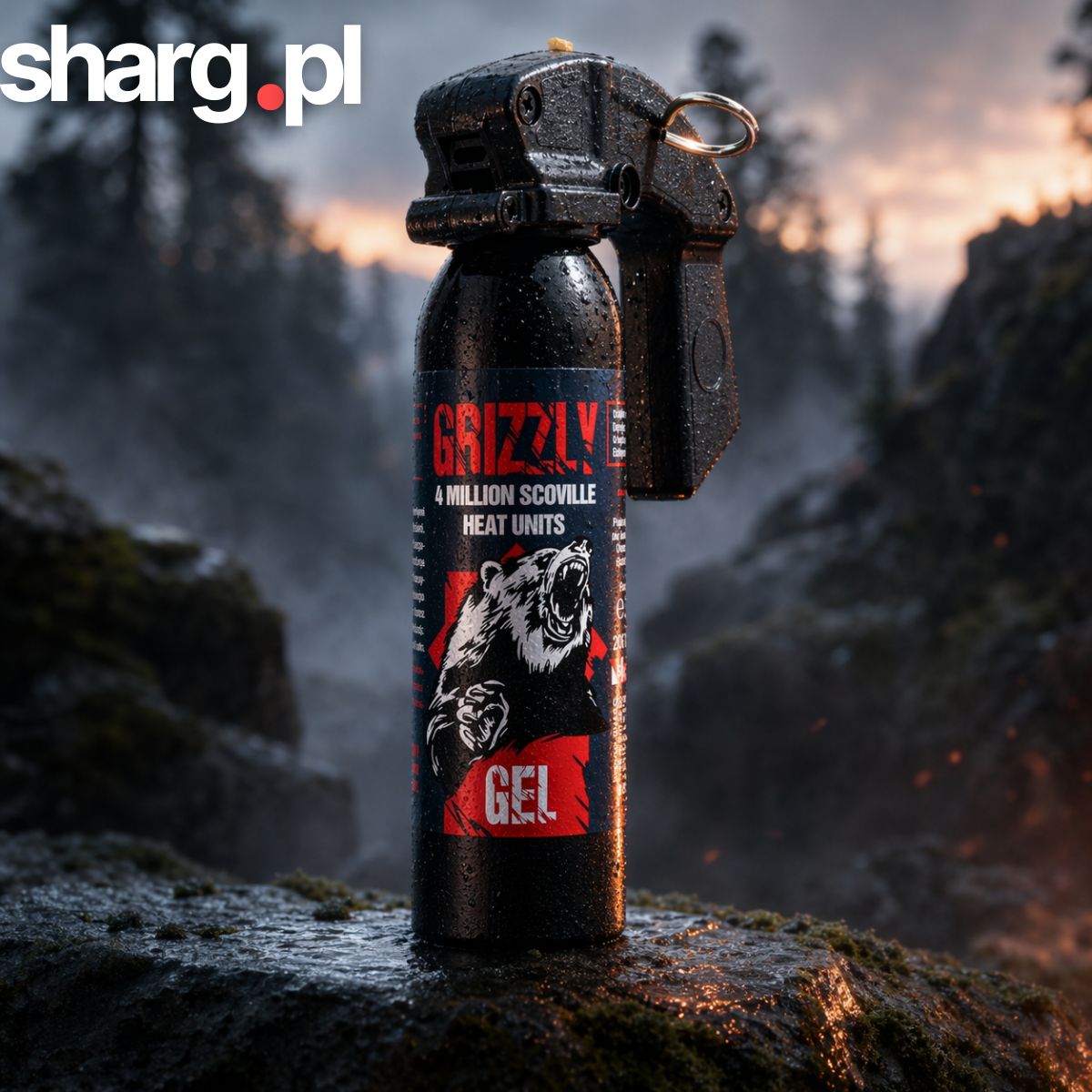 Pepper spray for wild animals in the field