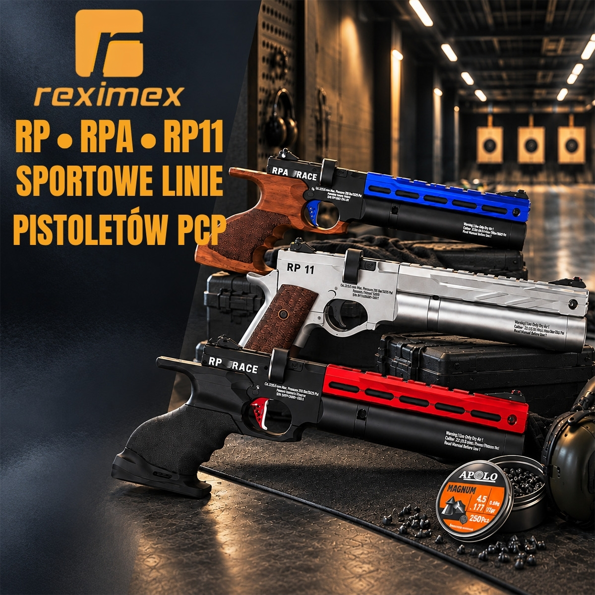 Pistolety PCP Reximex
