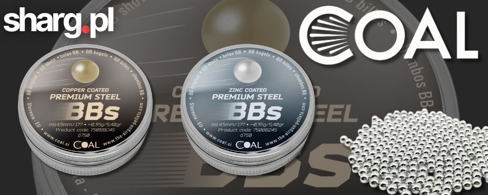 Coal Premium Steel BBs 4.5 mm: Precision for CO2 Airguns