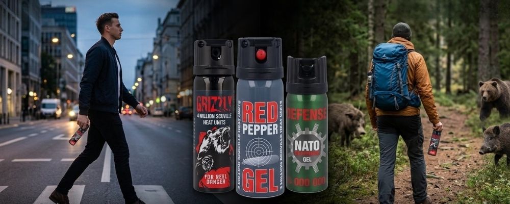 Test gazów obronnych Sharg. Który model sprawdzi się w mieście, a który w terenie?