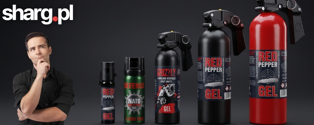 Jaka pojemność gazu pieprzowego? 25, 50, 200, 400 czy 750 ml?