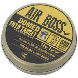 Apolo Air Boss Domed Field Target AirGun Pellets .177/4.5 mm, 500 pcs 0.60g/9.0gr (30202)