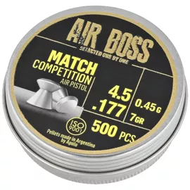 Apolo Air Boss Match Competition  AirPistol Pellets .177/4.5 mm, 500 pcs 045g/7.0gr (30303)