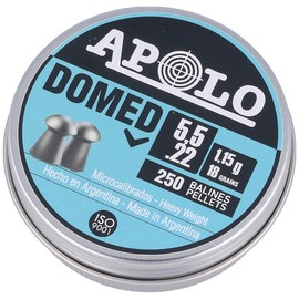 Apolo Domed AirGun Pellets .22/5.51 mm, 250 pcs, 1.15g/18.0gr (19911-1)