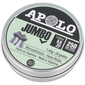 Apolo Jumbo .22/5.52mm AirGun Pellets, 250 psc 1.40g/22.0gr (19921-2)