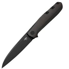 Bestech 9 Black/Bronze Titanium, Black Stonewashed M390 by BrrKnives (BT2408B)