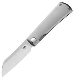 Bestech Bruv White Bead Blasted/Titanium, Satin M390 by Galovic Design Knife (BT2401A)