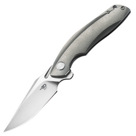 Bestech Knife Ghost Grey Titanium, Stonewashed / Satin CPM S35VN (BT1905A)