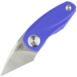 Bestech Knife Tulip Blue G10, Satin / Stonewash 14C28N by Ostap Hel (BG38D)