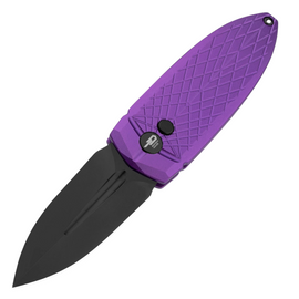 Bestech QUQU Purple Aluminium, Black DLC 14C28N by Gogo Knife (BG57B-5)