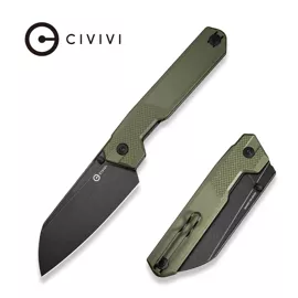 Civivi Hid Knife OD Green G10, Black Stonewashed 14C28N by Ostap Hel (C23008-2)