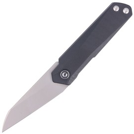 Civivi Knife Ki-V Plus G10 Black, Silver Bead Blasted Nitro-V by Ostap Hel (C20005B-1)