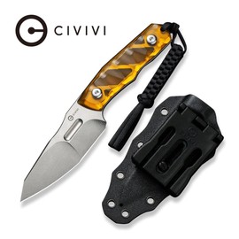 Civivi Knife Propugnator Polished Ultem, Stonewashed D2 by PG Knives (C23002-3)