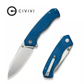 Civivi Placoid Blue Shredded G10 Knife, Satin 14C28N (C23079-2)