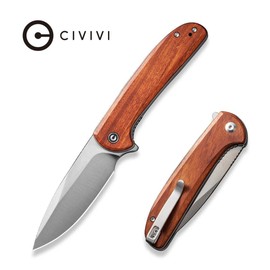 Civivi Primitrox Guibourtia Wood, Satin Nitro-V Knife (C23005A-3)