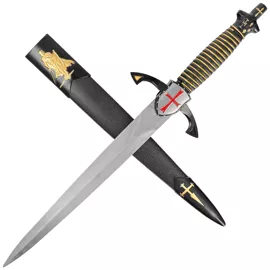 Decor Habitat Templar Dagger Black/Gold ABS, Satin (S0301)