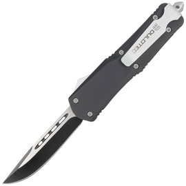 Dulotec OTF Knife Black Aluminium, Two-Tone Finish 3Cr13MoV (K180A)